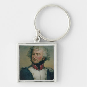 Portrait of Jean Baptiste Kleber 2 Key Ring