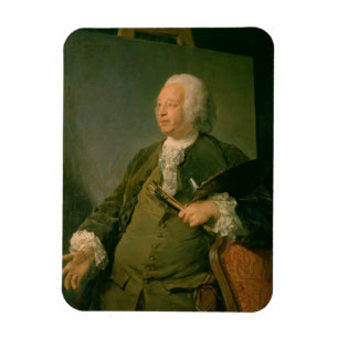 Portrait of Jean-Baptiste Oudry (1686-1755) c.1753 Magnet