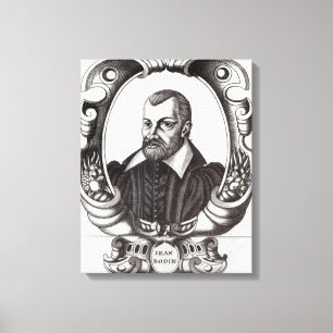 Portrait of Jean Bodin Canvas Print