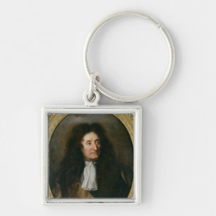 Portrait of Jean de La Fontaine Key Ring