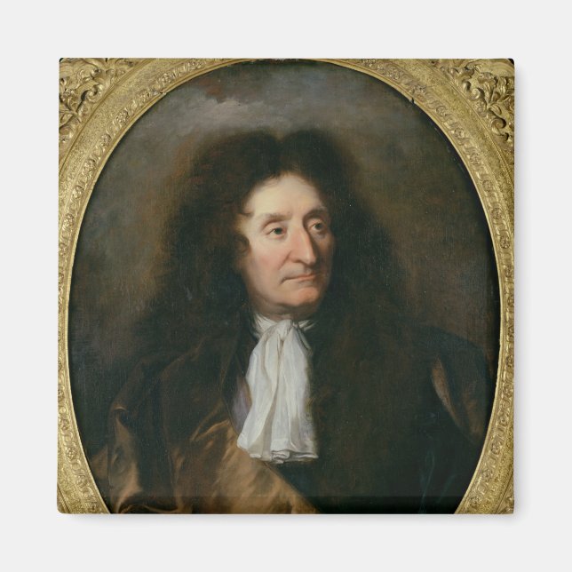 Portrait of Jean de La Fontaine Magnet (Front)