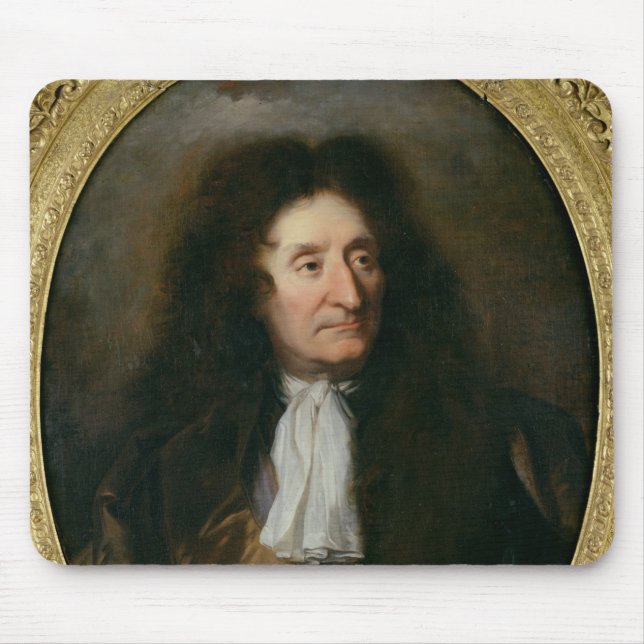 Portrait of Jean de La Fontaine Mouse Mat (Front)