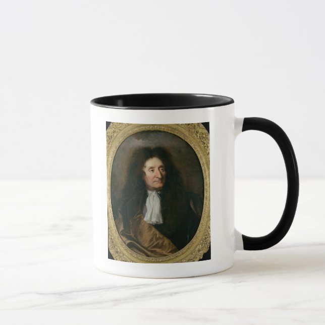 Portrait of Jean de La Fontaine Mug (Right)