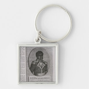 Portrait of Jean-Jacques Dessalines Key Ring