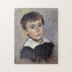 Portrait of Jean Monet Monet Fine Art Jigsaw Puzzle