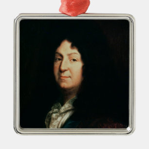 Portrait of Jean Racine copy of an original Metal Tree Decoration