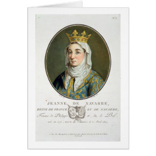 Portrait of Jeanne de Navarre (1271-1304), 1788 (c