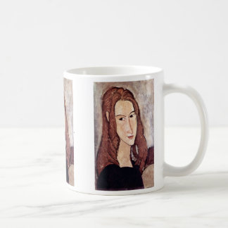 Portrait Of Jeanne Hébuterne [Head In Profile]., Coffee Mug