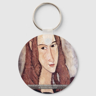 Portrait Of Jeanne Hébuterne [Head In Profile]., Key Ring