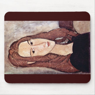Portrait Of Jeanne Hébuterne [Head In Profile]., Mouse Mat