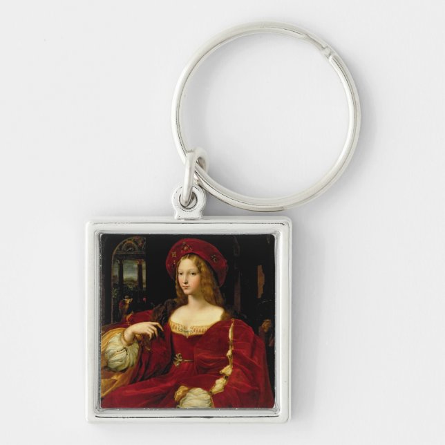 Portrait of Jeanne of Aragon (c.1500-77) wife of A Key Ring (Front)