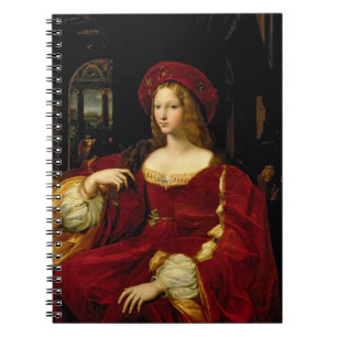 Portrait of Jeanne of Aragon (c.1500-77) wife of A Notebook