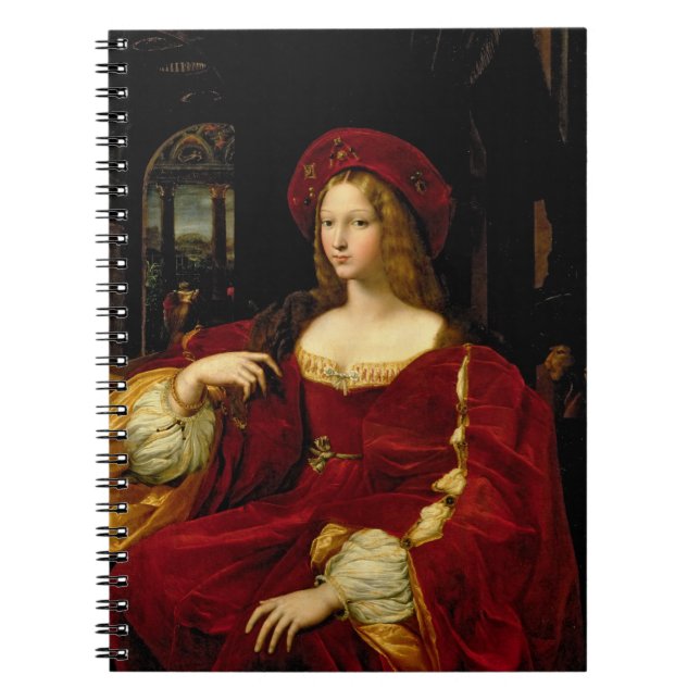 Portrait of Jeanne of Aragon (c.1500-77) wife of A Notebook (Front)