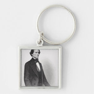 Portrait of Jefferson Davis Key Ring
