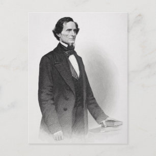 Portrait of Jefferson Davis Postcard