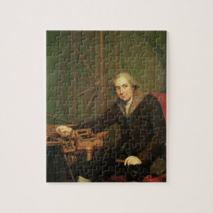 Portrait of Jesse Ramsden (1735-1800) (oil on canv Jigsaw Puzzle