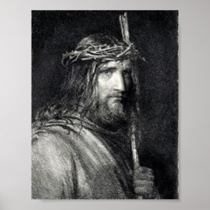 Portrait of Jesus Christ Poster