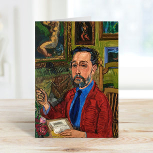 Portrait of Joachim Gasquet Raoul Dufy Card