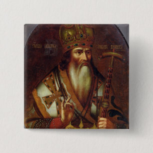 Portrait of Joachim, Patriarch of Moscow 15 Cm Square Badge