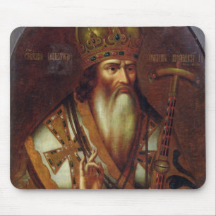 Portrait of Joachim, Patriarch of Moscow Mouse Mat