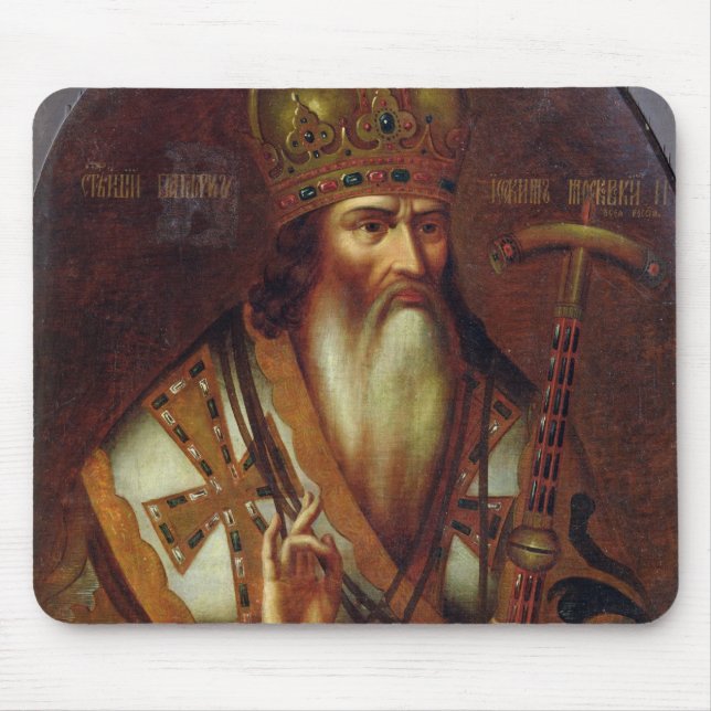 Portrait of Joachim, Patriarch of Moscow Mouse Mat (Front)