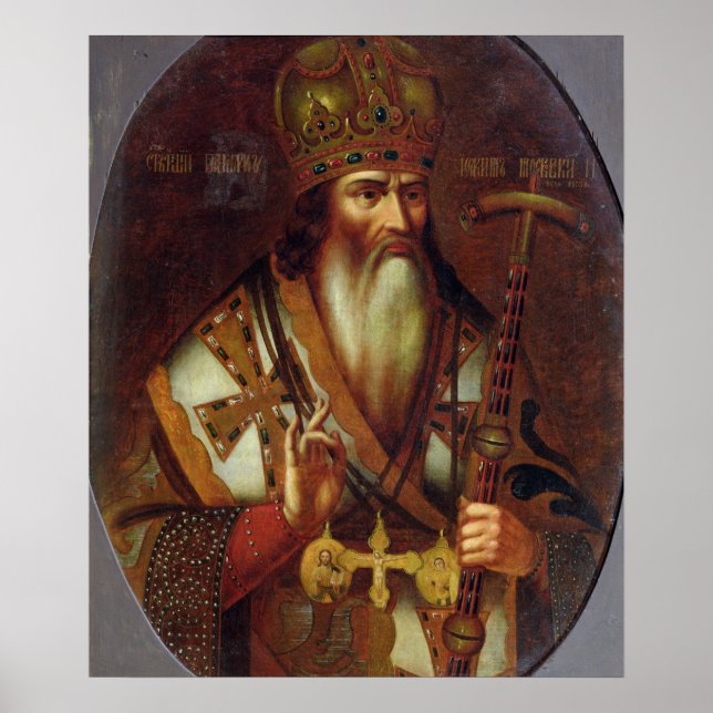 Portrait of Joachim, Patriarch of Moscow Poster (Front)