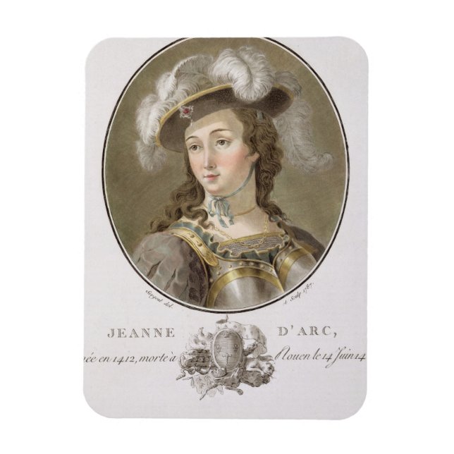 Portrait of Joan of Arc (1412-31), 1787 (coloured Magnet (Vertical)