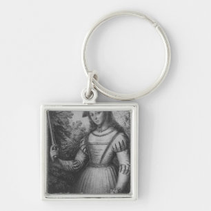 Portrait of Joan of Arc Key Ring