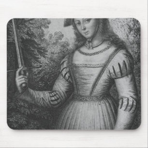 Portrait of Joan of Arc Mouse Mat