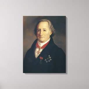 Portrait of Johann Wolfgang von Goethe Canvas Print