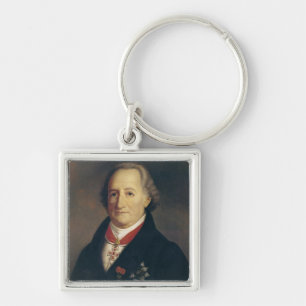 Portrait of Johann Wolfgang von Goethe Key Ring