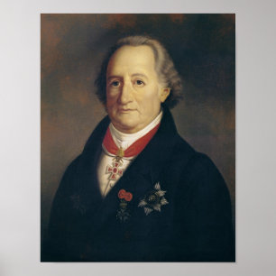 Portrait of Johann Wolfgang von Goethe Poster