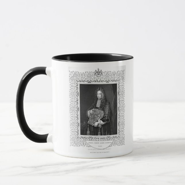 Portrait of John, 1st Lord Somers Mug (Left)