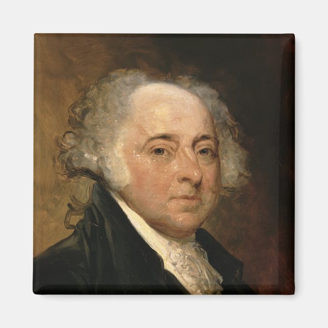 Portrait of John Adams Magnet (Front)