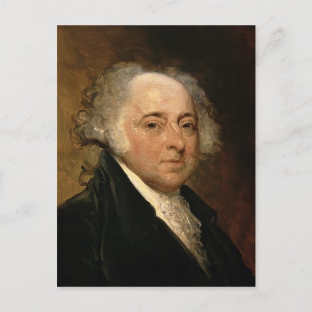 Portrait of John Adams Postcard (Front)