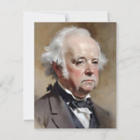 Portrait Of John Adams - U.S. Presidents Se