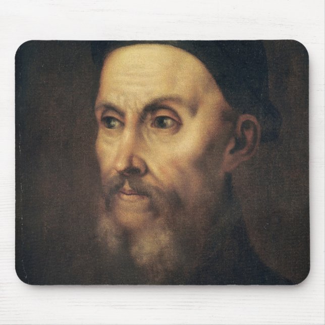 Portrait of John Calvin Mouse Mat (Front)