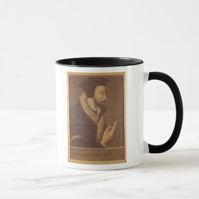 Portrait of John Calvin Mug (Right)