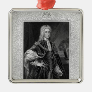 Portrait of John Campbell Metal Tree Decoration