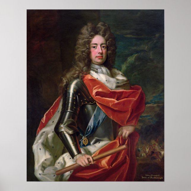Portrait of John Churchill Poster (Front)