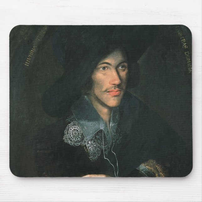 Portrait of John Donne, c.1595 Mouse Mat (Front)
