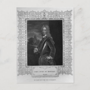 Portrait of John Duke of Montagu Postcard