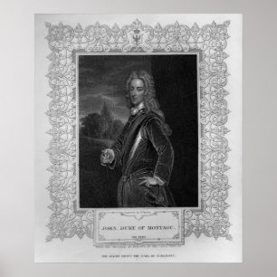 Portrait of John Duke of Montagu Poster