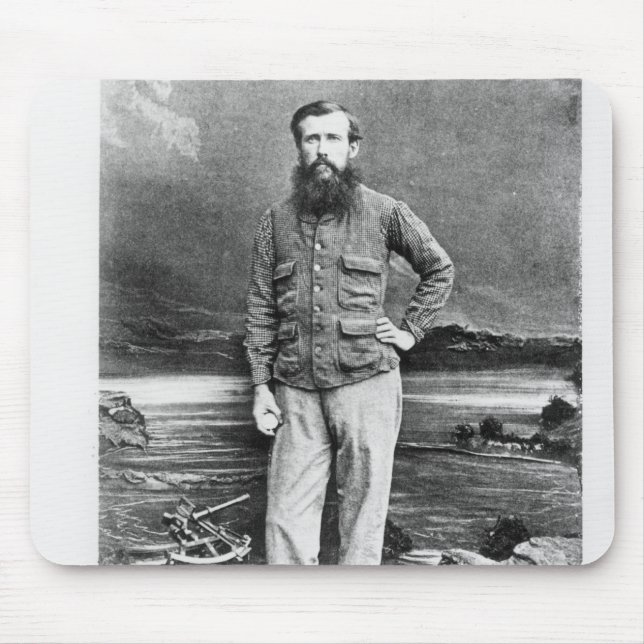 Portrait of John Hanning Speke Mouse Mat (Front)