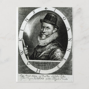 Portrait of John Hawkins Postcard