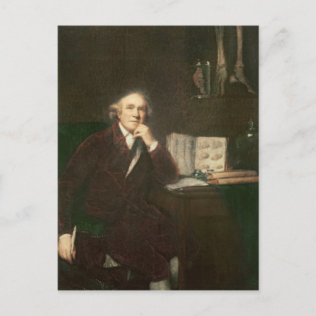 Portrait of John Hunter  after Sir Joshua Postcard (Front)