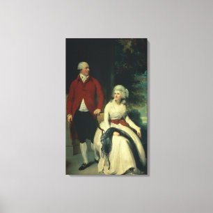 Portrait of John Julius Angerstein (1735-1823) and Canvas Print