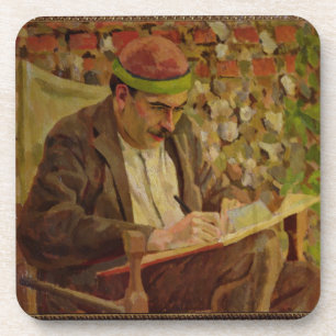 Portrait of John Maynard Keynes (1883-1946) (oil o Coaster