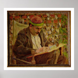 Portrait of John Maynard Keynes (1883-1946) (oil o Poster