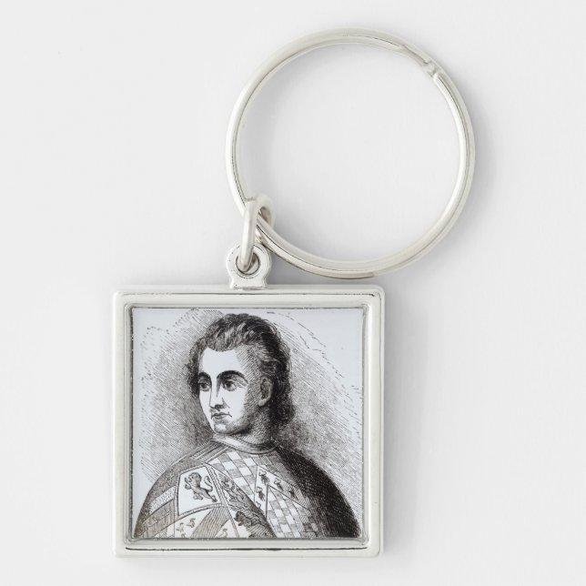 Portrait of John Talbot Key Ring (Front)